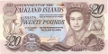 Falkland Islands 20 Pounds,  1.10.1984